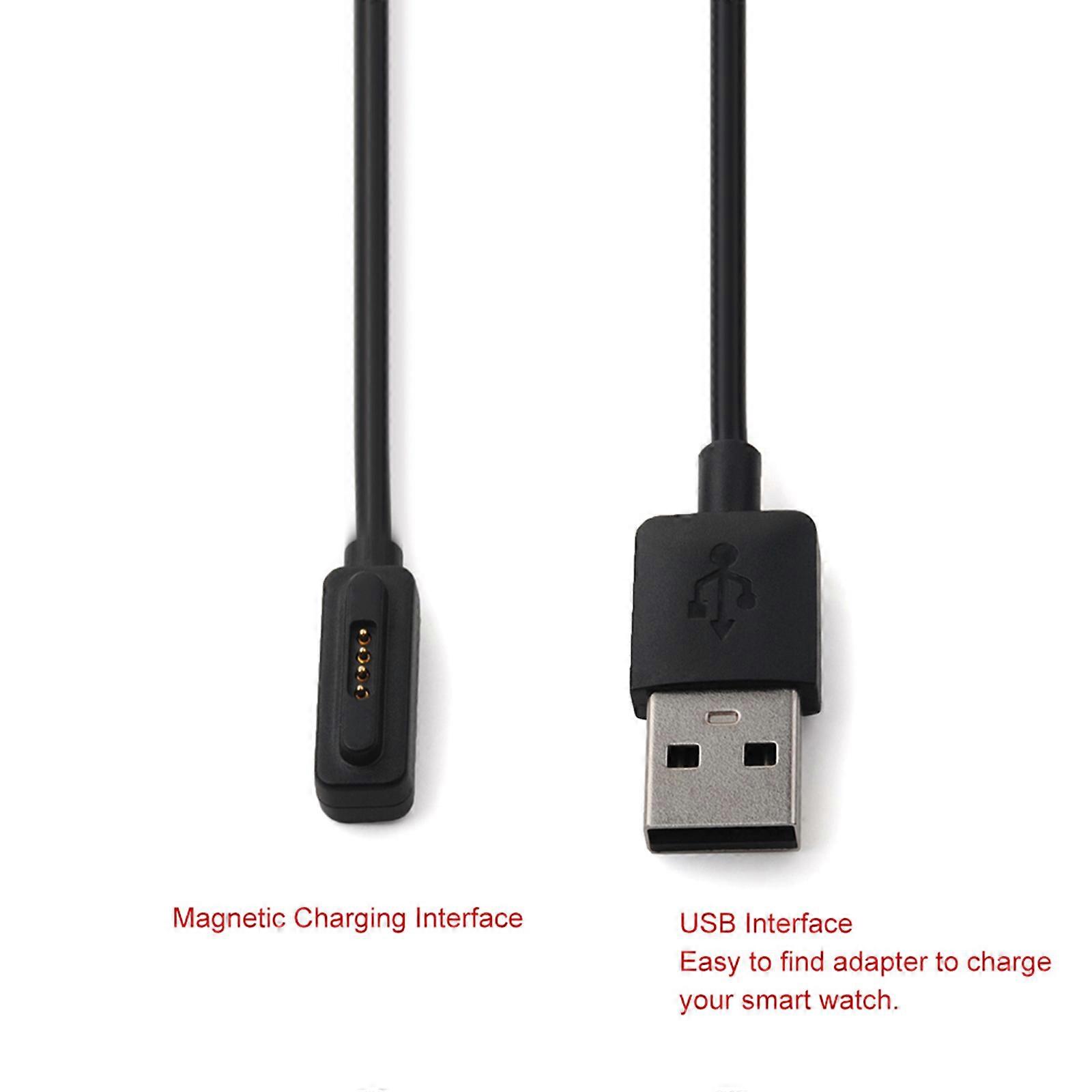 Magnetic USB Charging Cable for Asus ZenWatch 2nd - 1m, Data Transfer, Lightweight