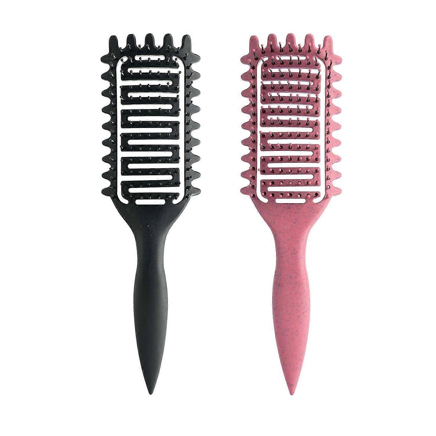 Curly styling brush - curly brush comb - breathable brush comb - for combing - shaping and defining curly hair - suitable for women and men - reduced