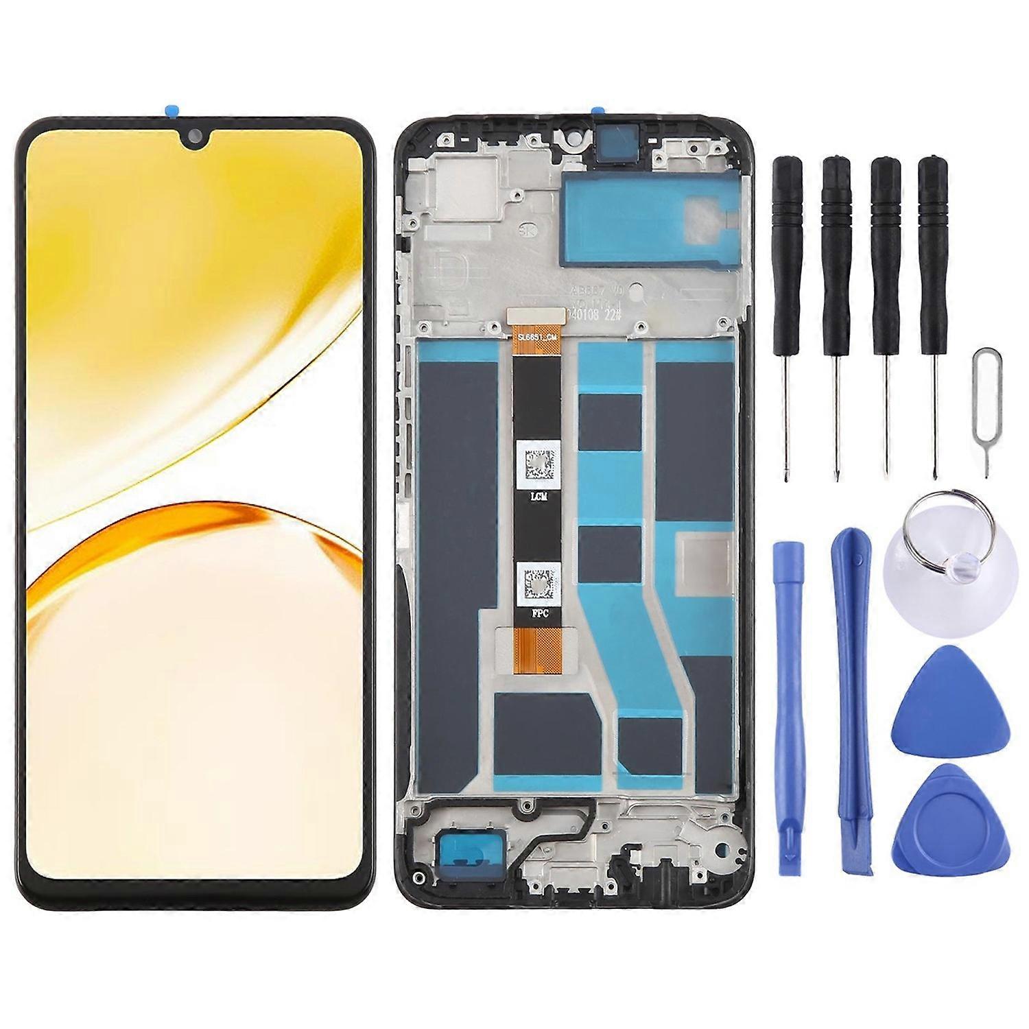 LCD Screen with Frame For Realme Narzo N53 RMX3761