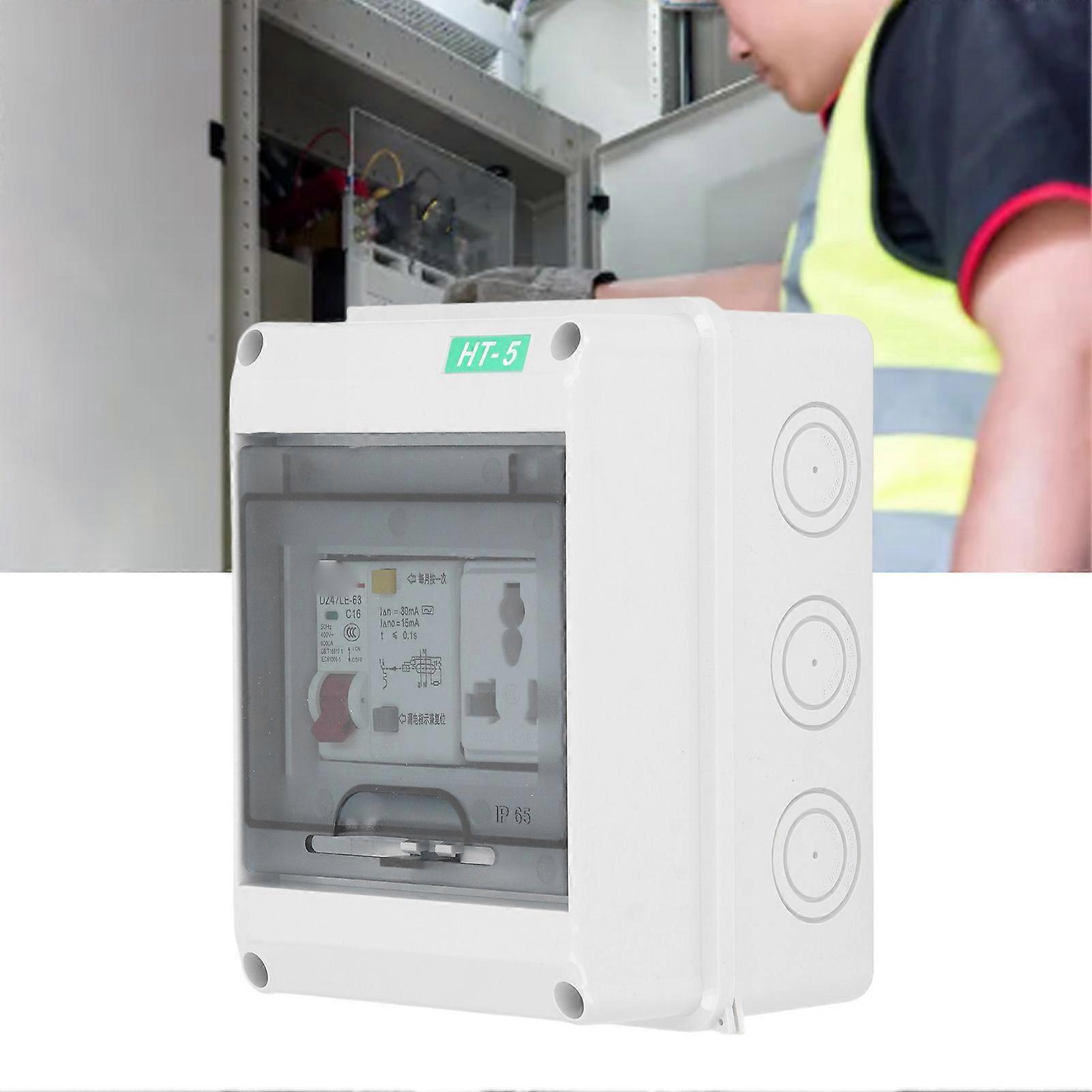 Surface Mount IP65 Distribution Box 250VAC 10-16A MCB RCBO