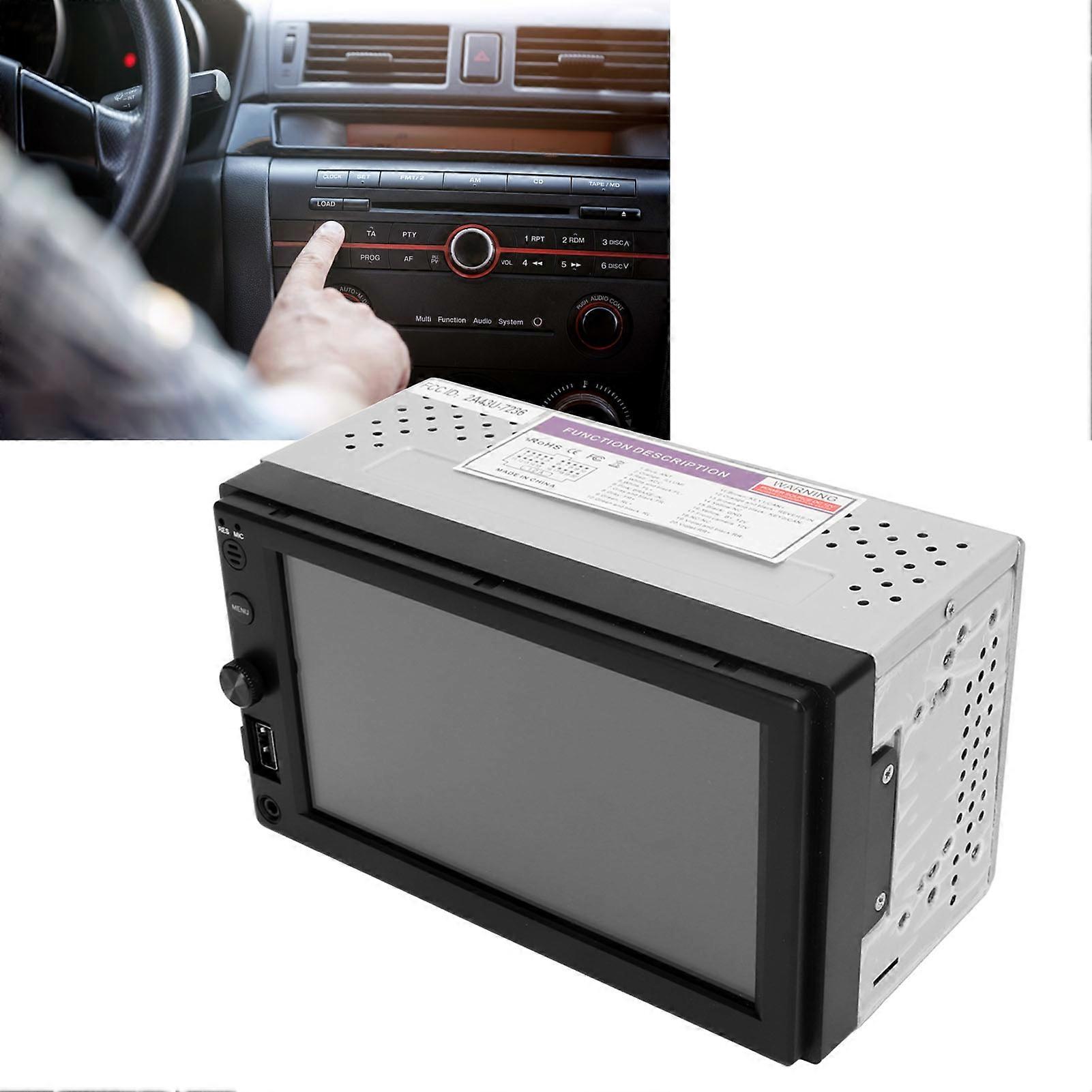 6.2 Inch Touchscreen Bluetooth Car MP5 Player Double Din Radio