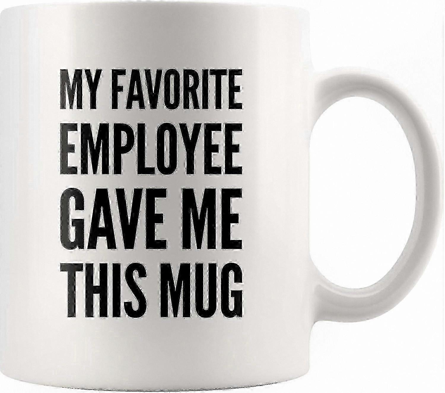 Humorous 11 oz Ceramic Mug for Office Gifting and Workplace Recognition