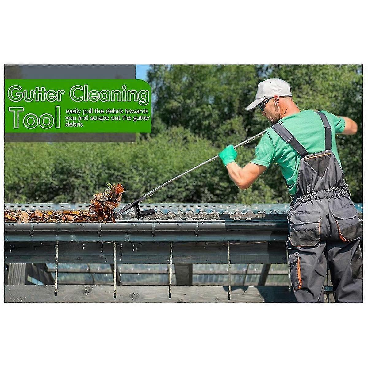 Gutter Cleaner Leaf Cleaning Tool The Gutter Tool Eaves Drain Tool