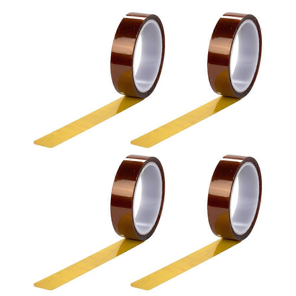 High Temperature Double-Sided Heat Resistant Tape for Daily Use 4 Rolls