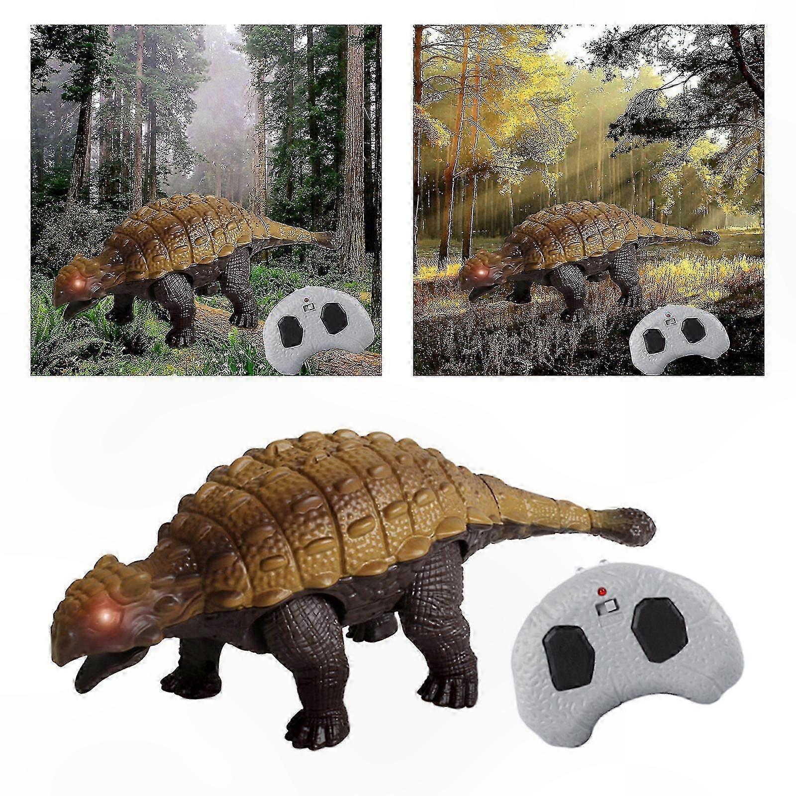 Eonal RC Dinosaur with Realistic Sounds and 360 Stunt Rotation for Kids