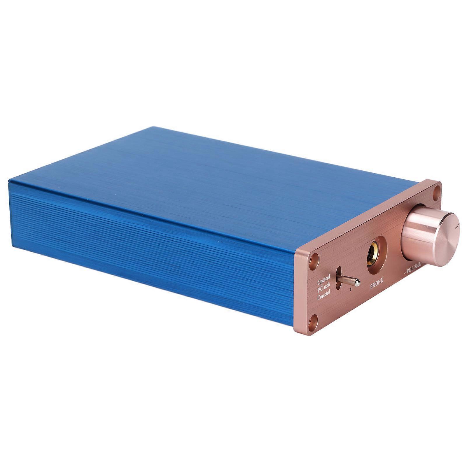Digital Audio Amplifier DAC P90 USB Coaxial 6.35mm Blue