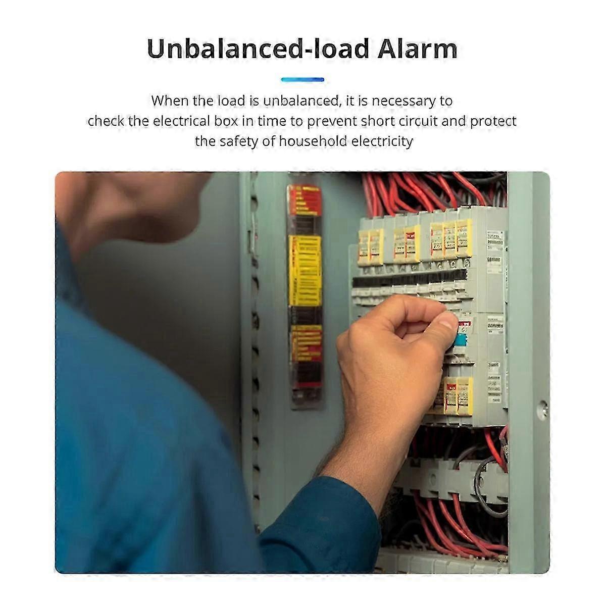 Tuya Zigbee 3-Phase Energy Meter: Real-Time Power Monitoring and Consumption Tracking for 63A Current Capacity