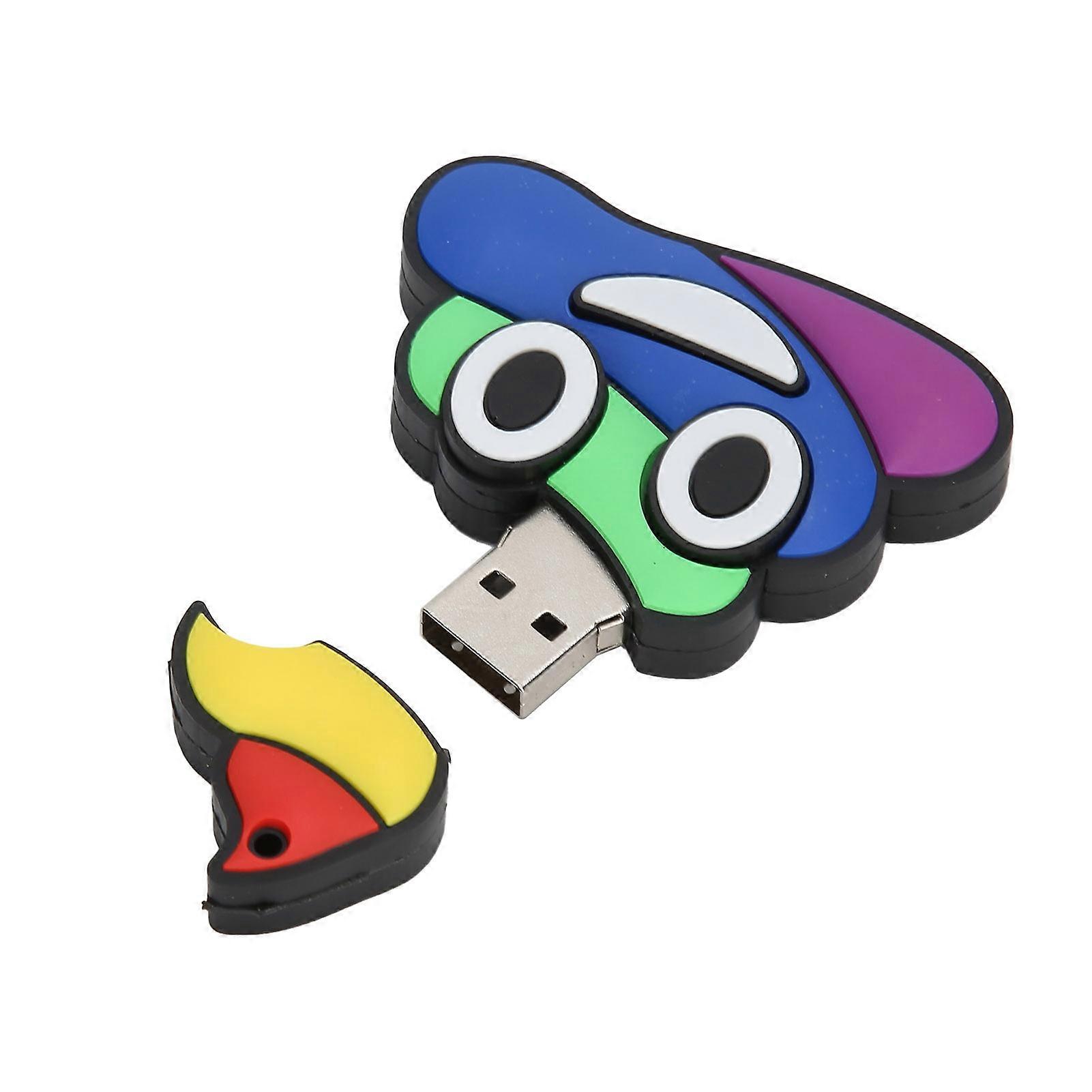 64GB USB 2.0 Flash Drive Cute Cartoon Pattern Data Storage Gift