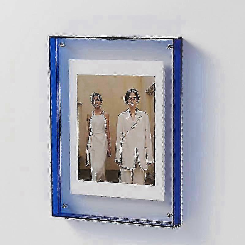 Modern Acrylic Photo Frame Colorful Picture Frame Without Photos Transparent Table Wall Decoration