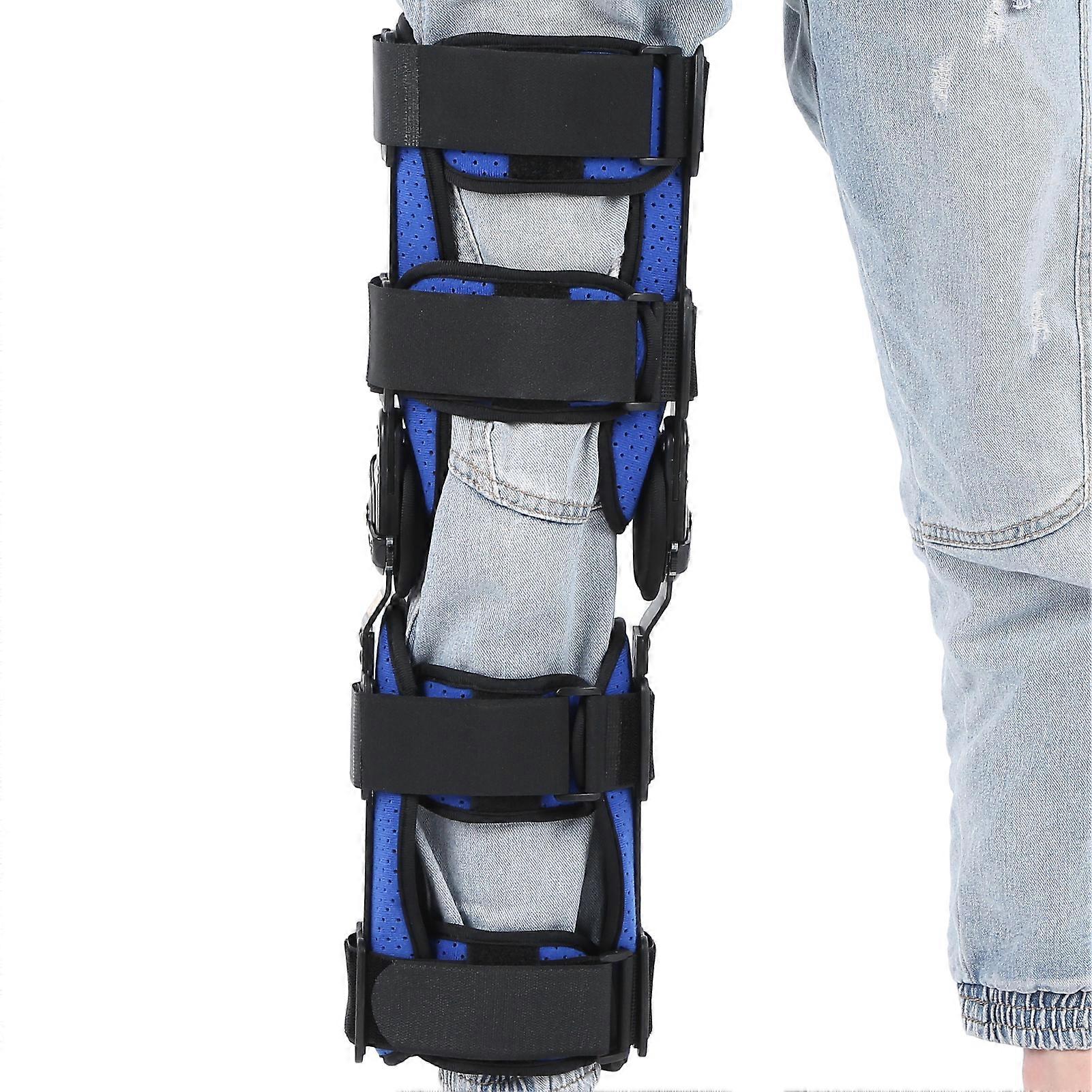 Leg Fixed Knee Brace Adjustable 0-120° Joint Support M R