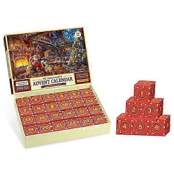 2023 Advent Calendar Puzzle: 1008-Piece Puzzle Advent Calendar for Kids - A Fun Christmas Countdown Puzzle Game for Boys and Girls Ages 4 to 8