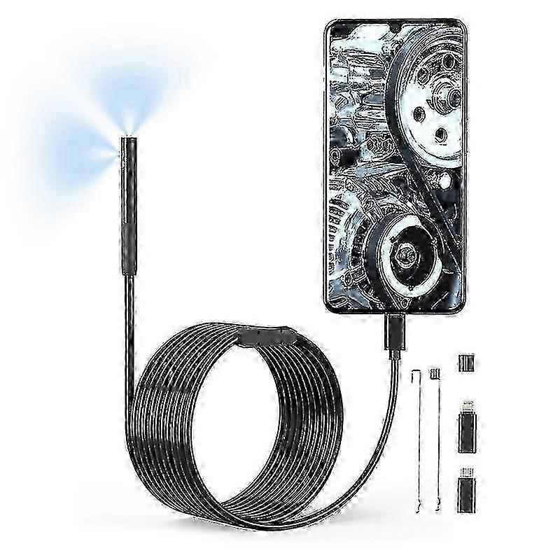 Endoscope Camera with 1920x1440 Resolution and 6+1 LED Lighting Featuring 2 Cameras 2025