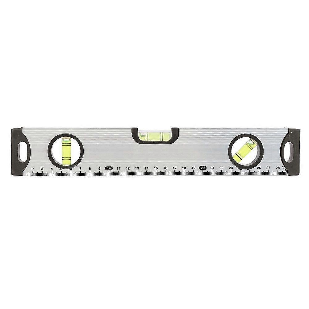 30/60cm Aluminum Alloy Spirit Level Ruler Gauge Measure Tool Magnetic Bubble Level Ruler(30cm)