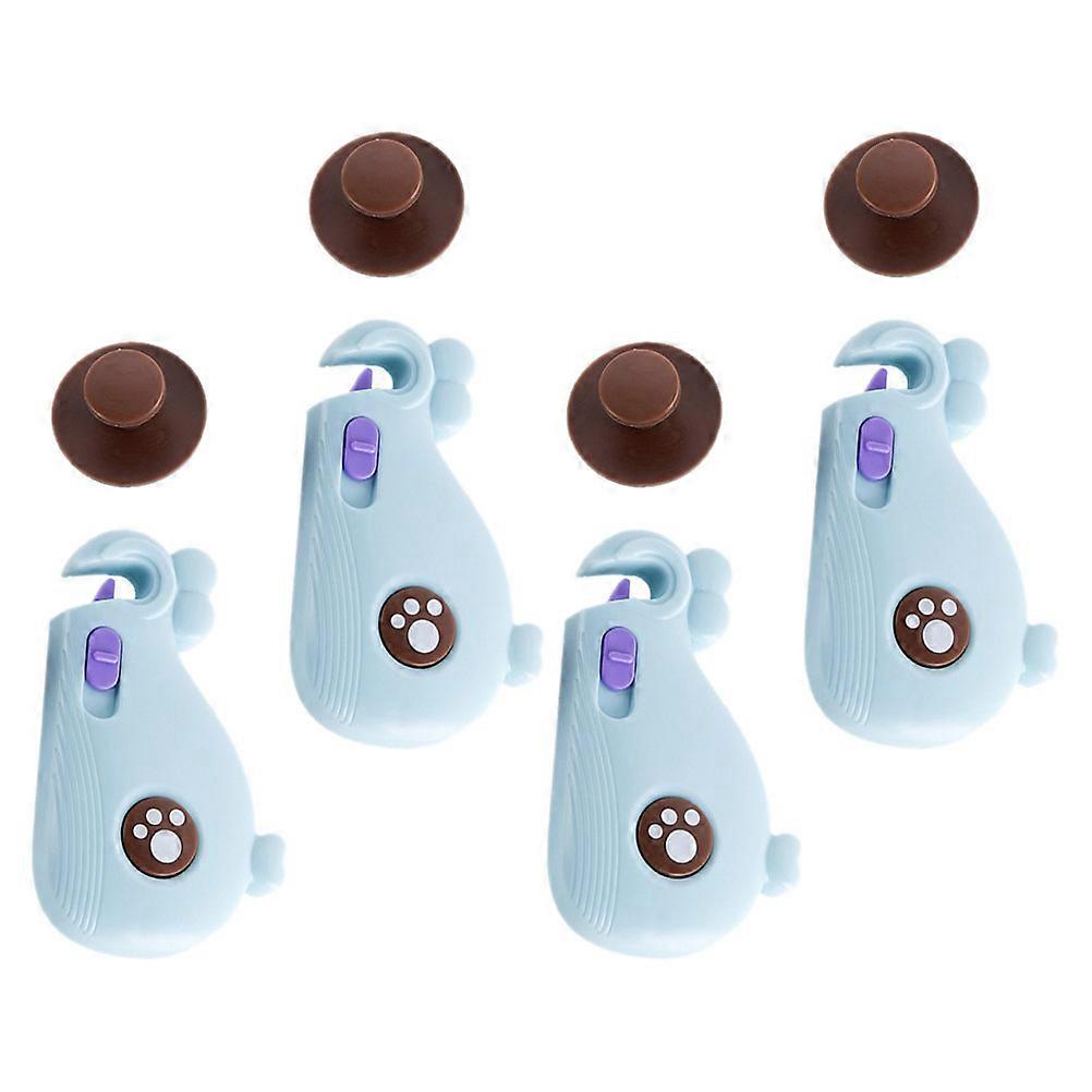 Baby Guard Lock Child Safety Cabinet Locks for Indoor 8Pcs Blue ABS