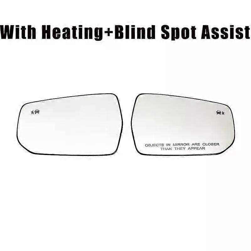 For Chevrolet Malibu L LS LT RS 2016-2021 Reversing Mirror Lens Rearview Mirror Lens Reflector With Heating Blind Spot Assist
