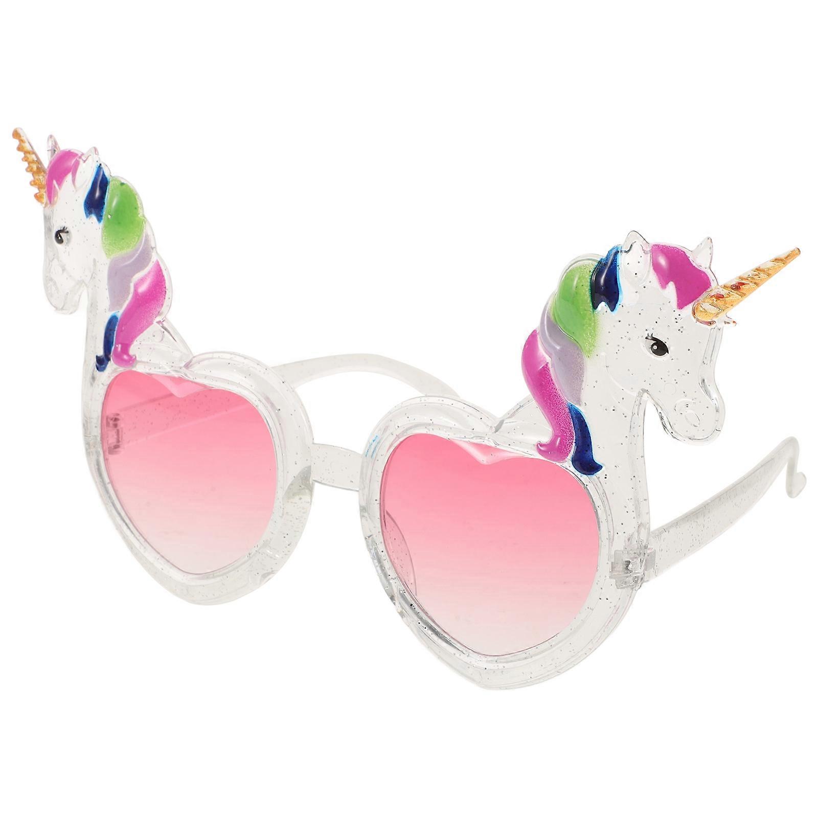 Party Glasses Unicorn Transparent Eyeglasses for Decoration