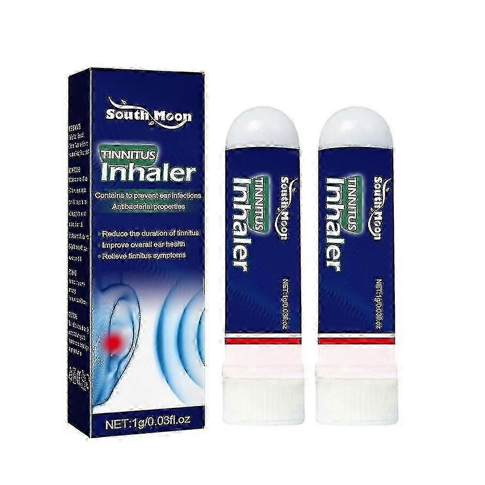 2x tinnitus relief inhaler for earache, itching, and hearing difficulty, suitable for health care