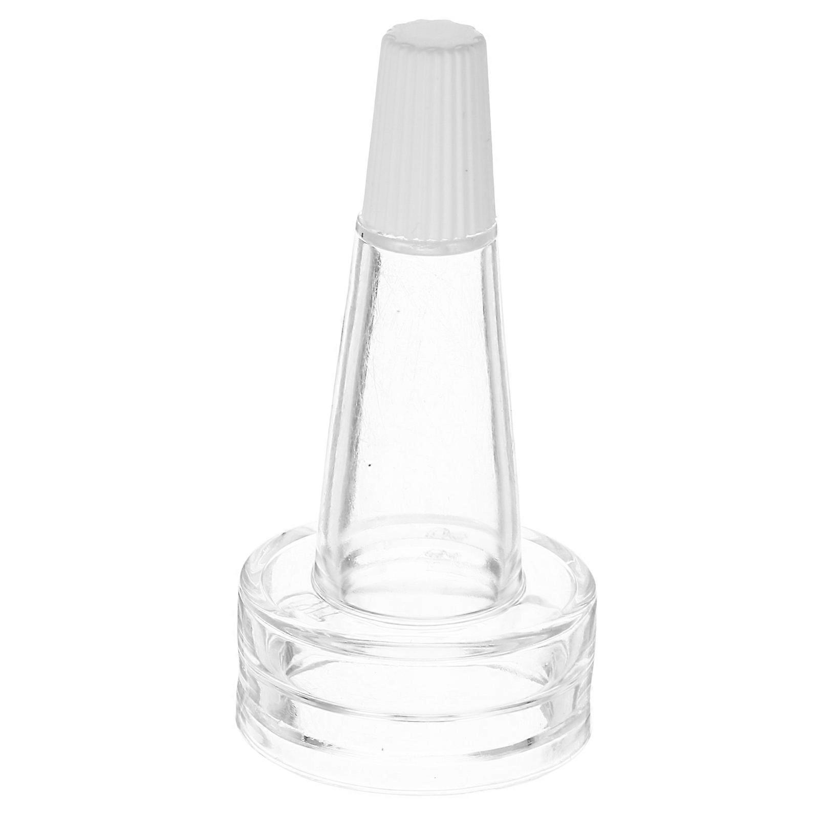 Clear Ampoule Dropper Dispenser for Sealing Bottles 80Pcs Transparent Soft Tube Cap