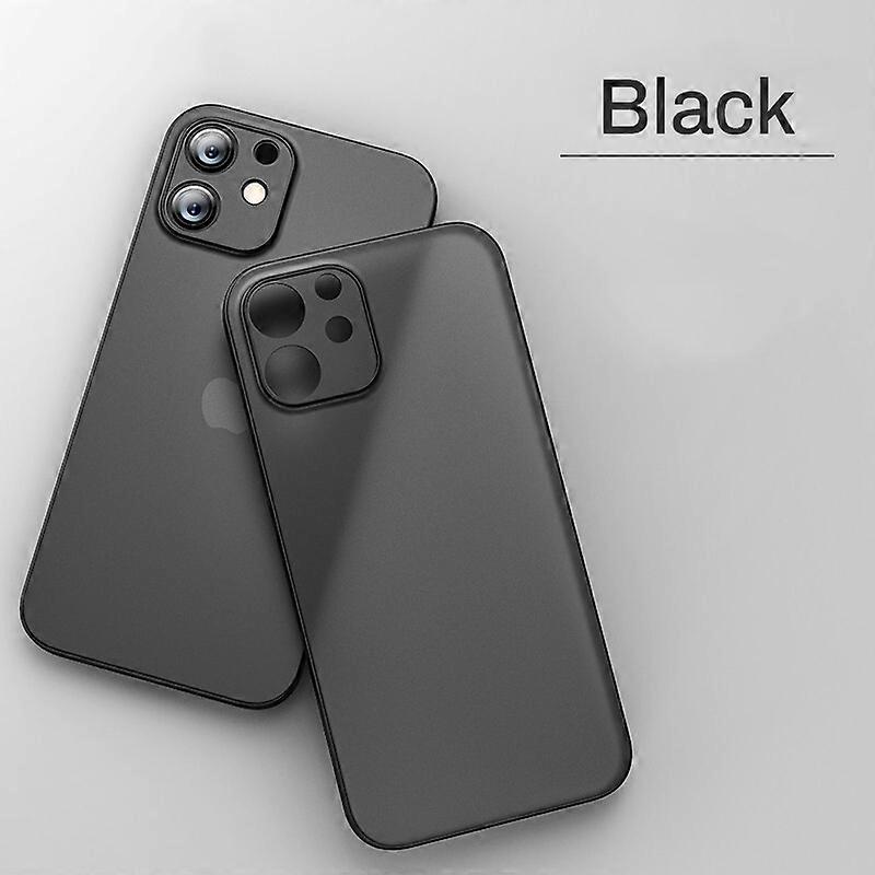 New 0.2MM Ultra Thin Matte PP Case For iphone 11 12 13 14 15 Pro X Xr Xs Max 13 mini 7 8 Plus SE 2020 Clear Hard PC Cover Cases