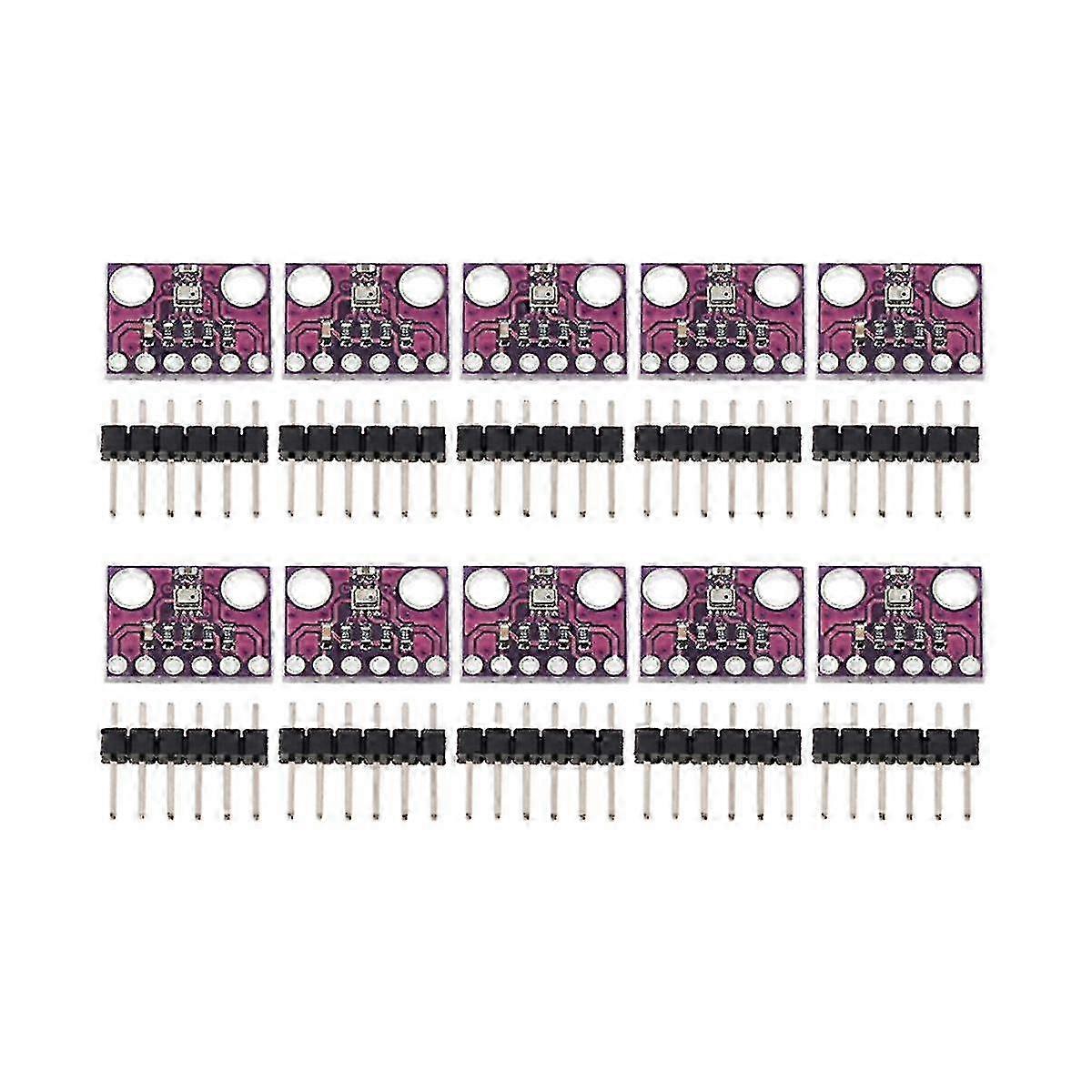 10pcs Digital Temperature Pressure Sensor Module 3.3V Barometric Weather Monitoring-Compatible with BMP280 BME280