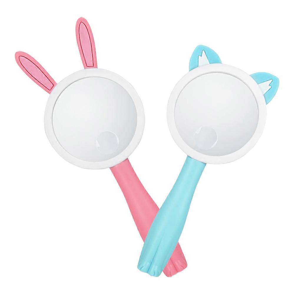Kids Magnifying Glass Handheld Tool for Science Experiments 2Pcs