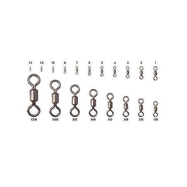 Fishing Connector Swivel Link Ring for Fishing Use 100Pcs Pack
