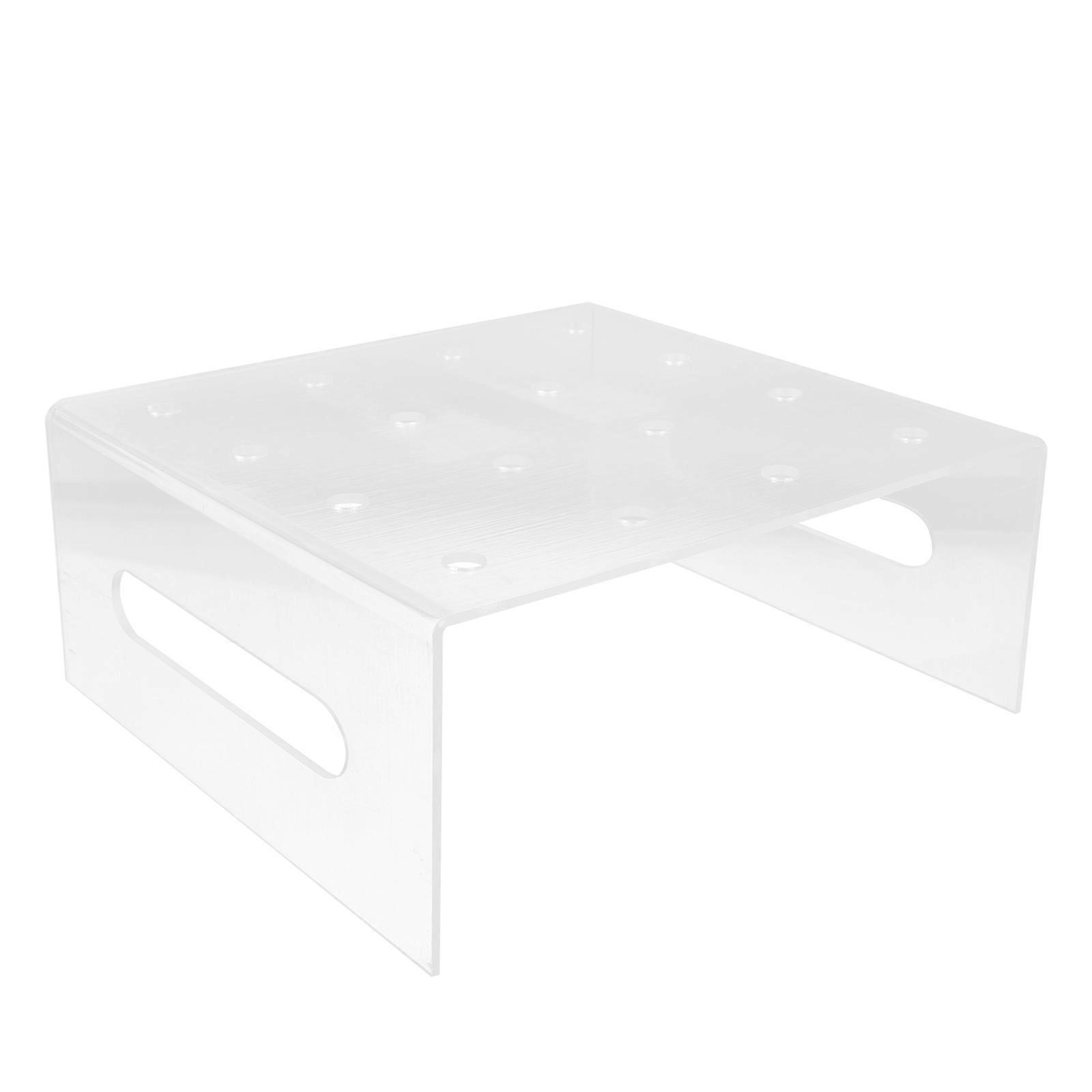 Acrylic Cake Display Stand for Displaying 2Pcs Transparent Push Holders