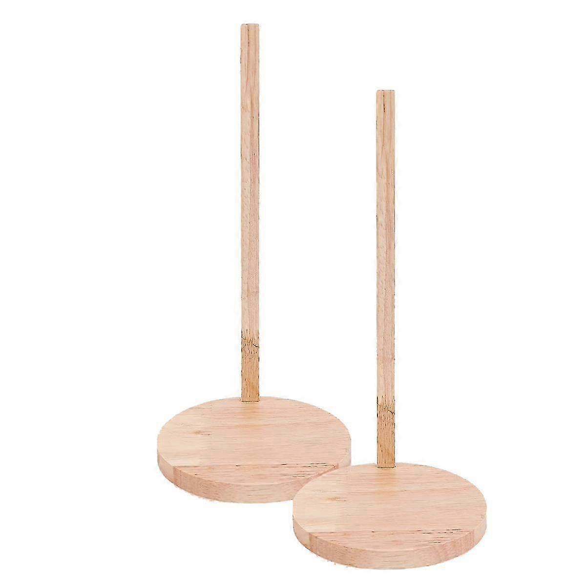 2stk lokkarrangører, plassbesparende design avtakbar kopplokkarrangør Oppbevaringsstativ for trelokk