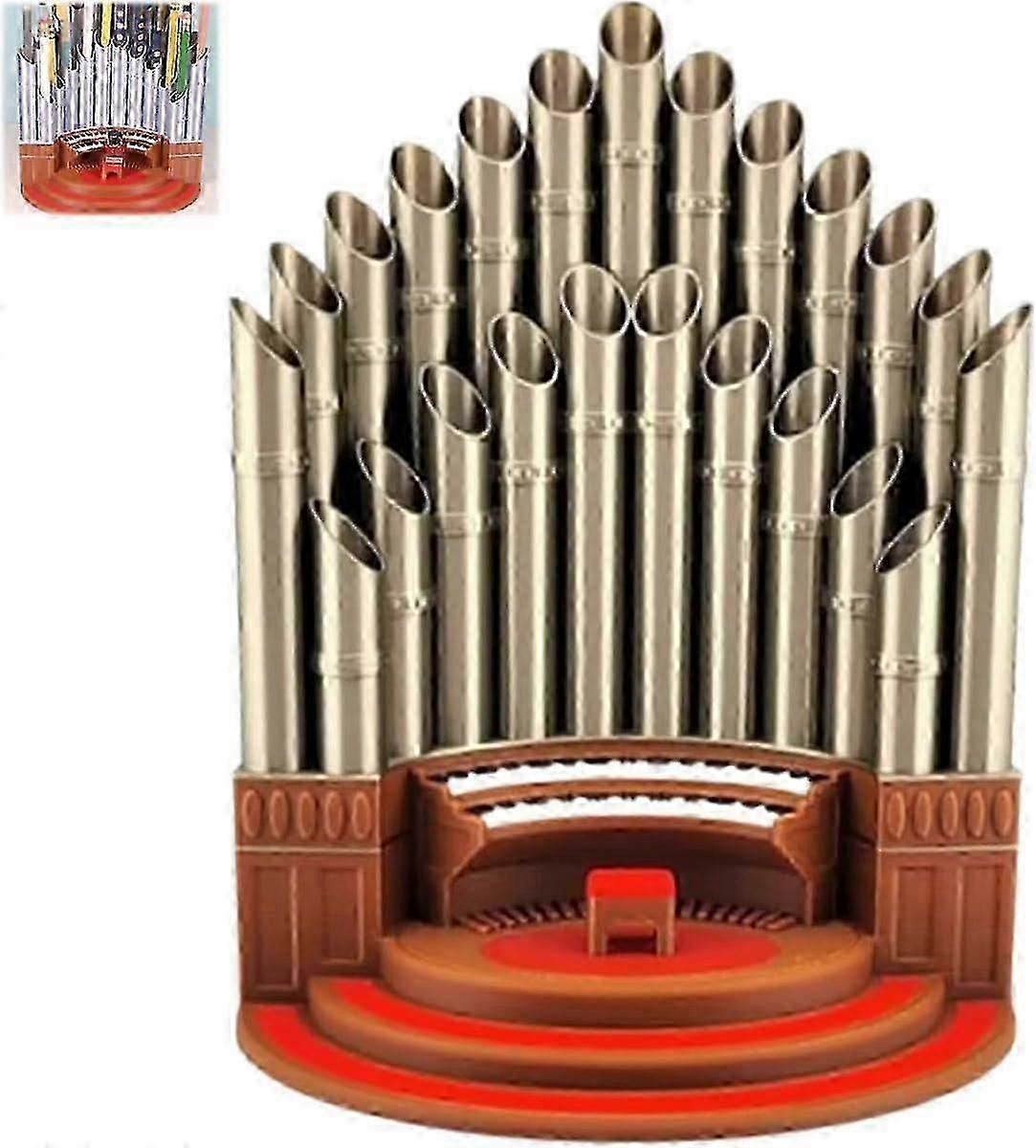 حامل قلم رصاص الأنبوب الجهازي ، حامل القلم الرصاص الراتنج الأنابيب الموسيقية القلم حامل حاوية كأس قلم رصاص لمكتب المكتب ، مضحك حامل القلم المكتبي المنظم