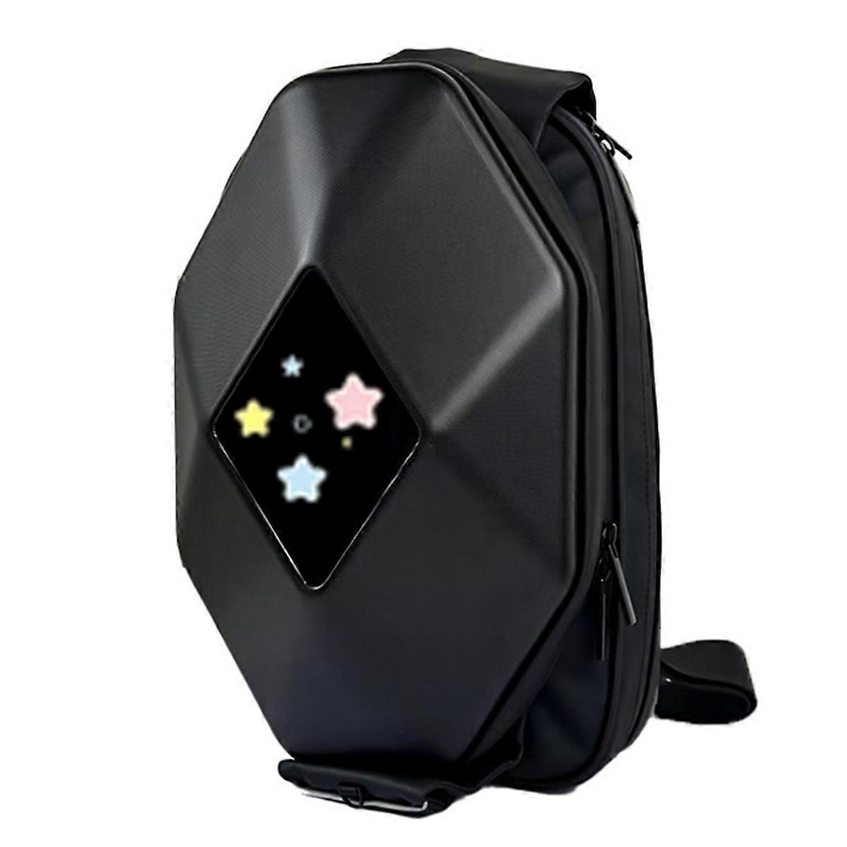 Motorcycle Shoulder Bag LED Lights Bluetooth DIY L