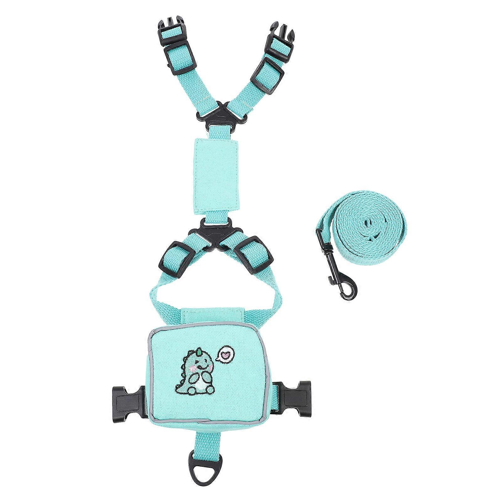 Polyester Cat Harness Pet Backpack Leash for Outdoor Pets