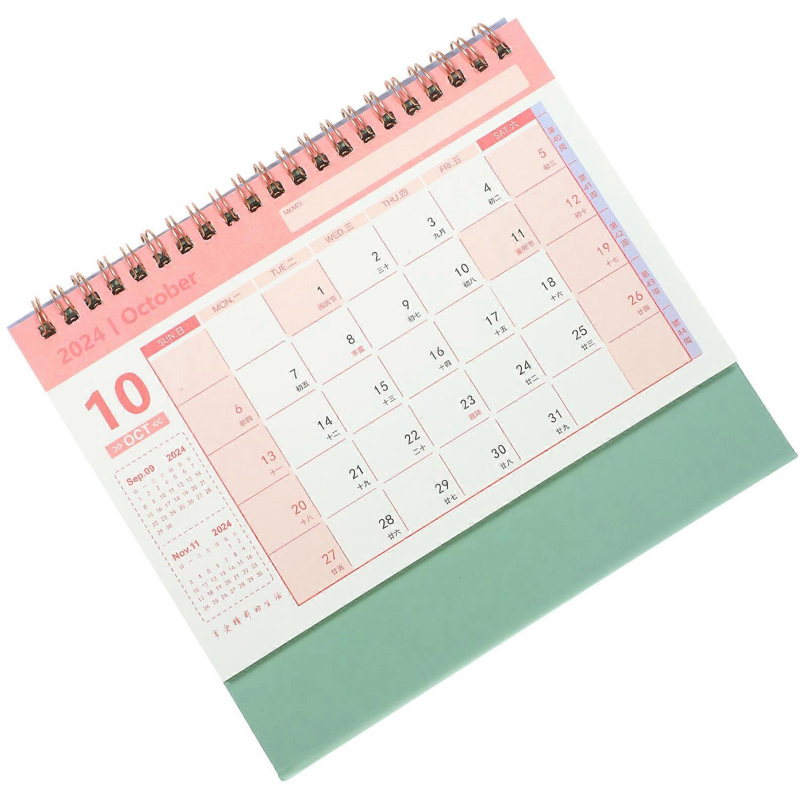 5Pcs Household Desk Calendar for Daily Use in