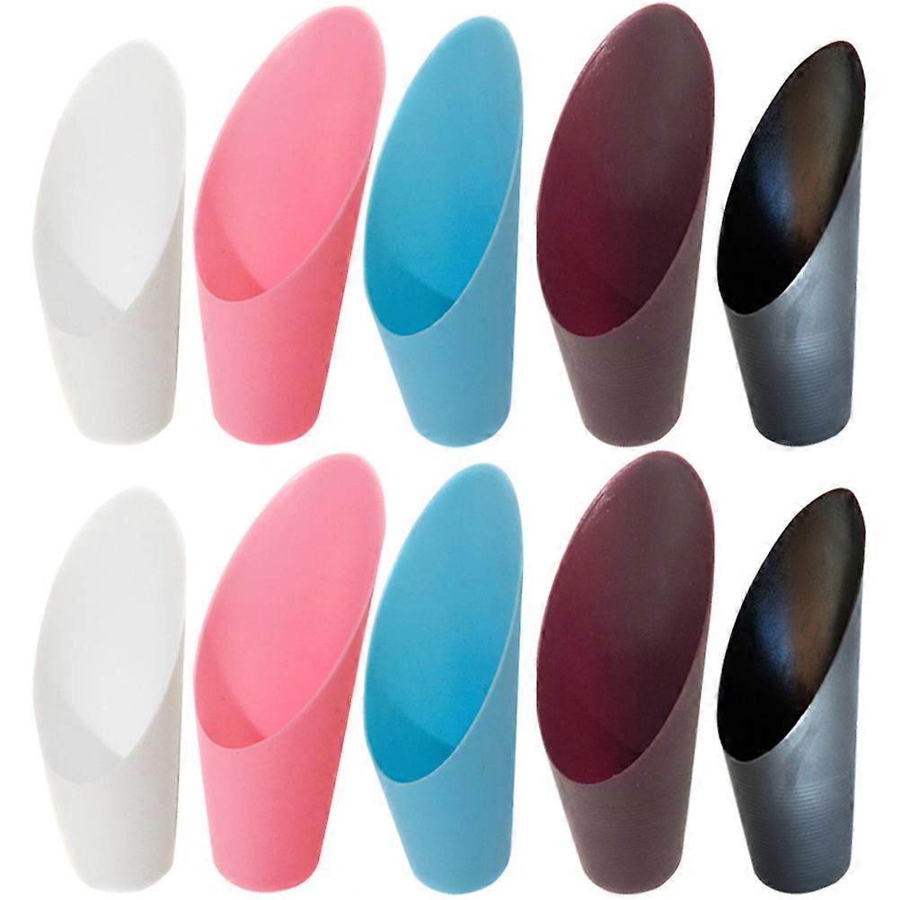 Plastic Spade Soil Scoops 40 Pcs Assorted Color Digging Tools For Outdoor Planting 6.00X6.00X16.00cm
