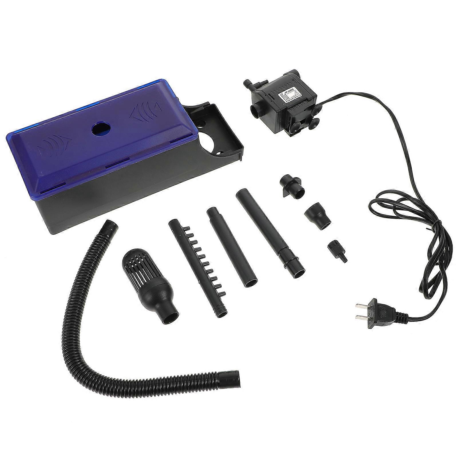 Tank Filter Storage Case Refillable Filtration for Aquarium 3Pcs