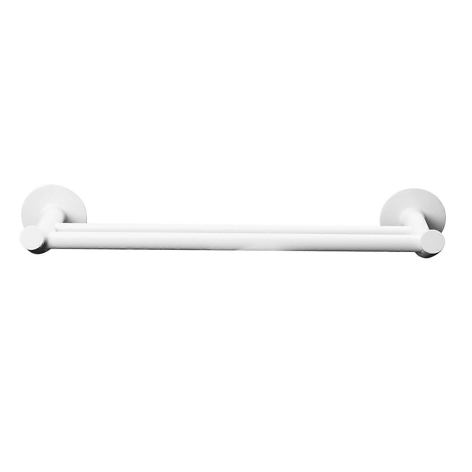 Punch Free Towel Organizer Rack Aluminum Alloy Dual-Pole for Home 2Pcs
