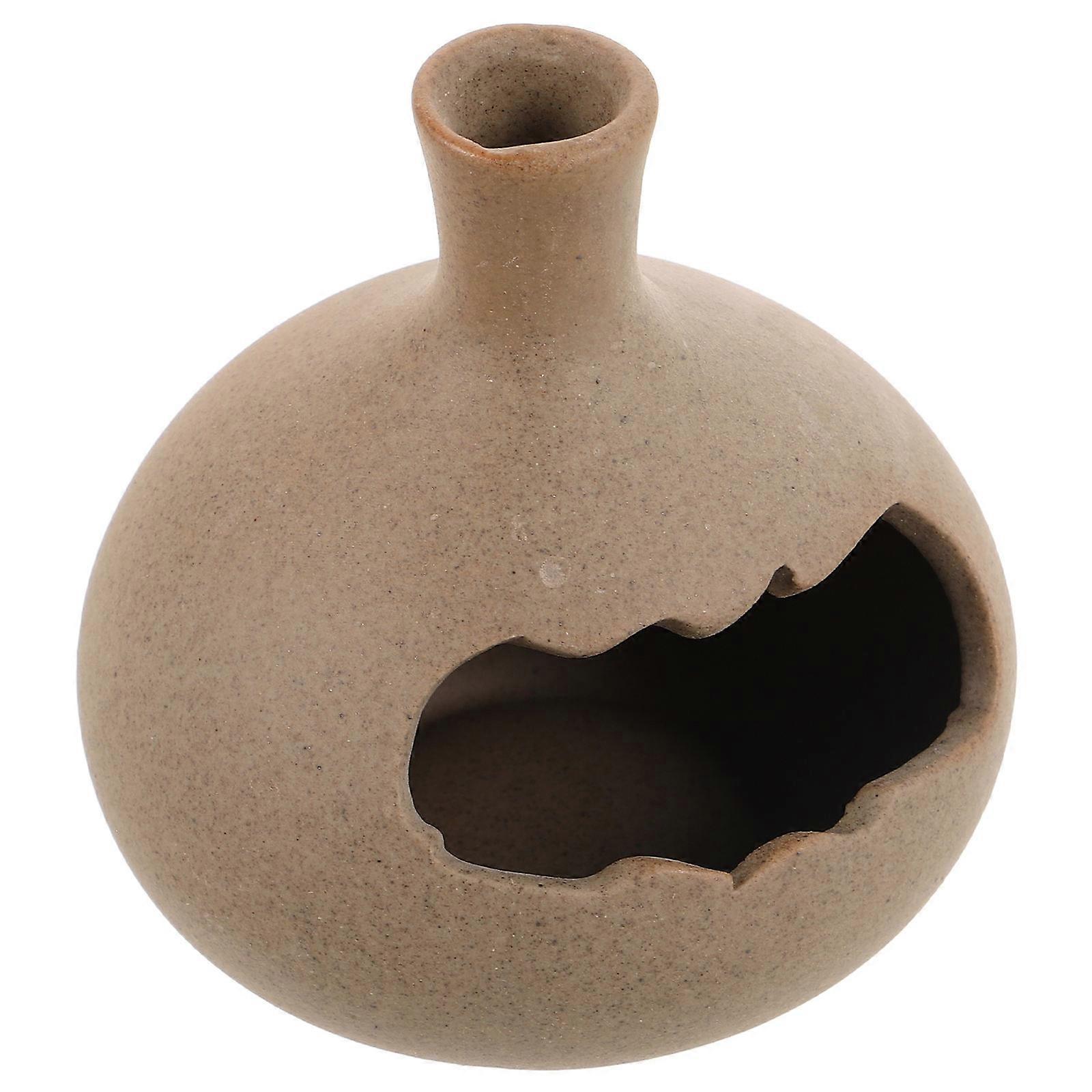 Ceramic Palo Santo Holder For Burning Incense And Sage In Rustic Design For Meditation And Relaxation 2Pcs