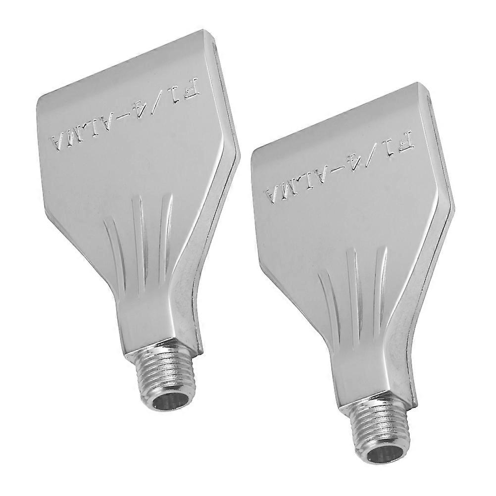 High-Pressure Aluminum Alloy Blowing Wind Nozzle for Air Compressor Use 2Pcs