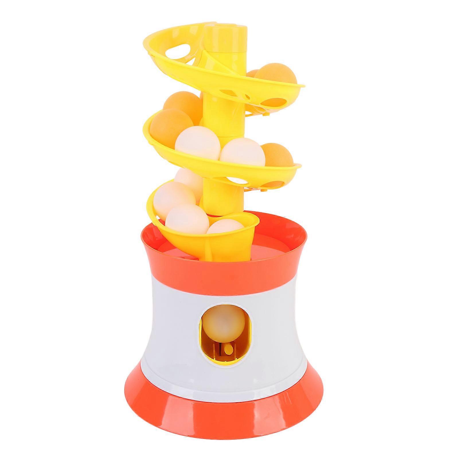 Automatic Table Tennis Launcher Robot with Remote Control, Plastic, AA Battery Powered