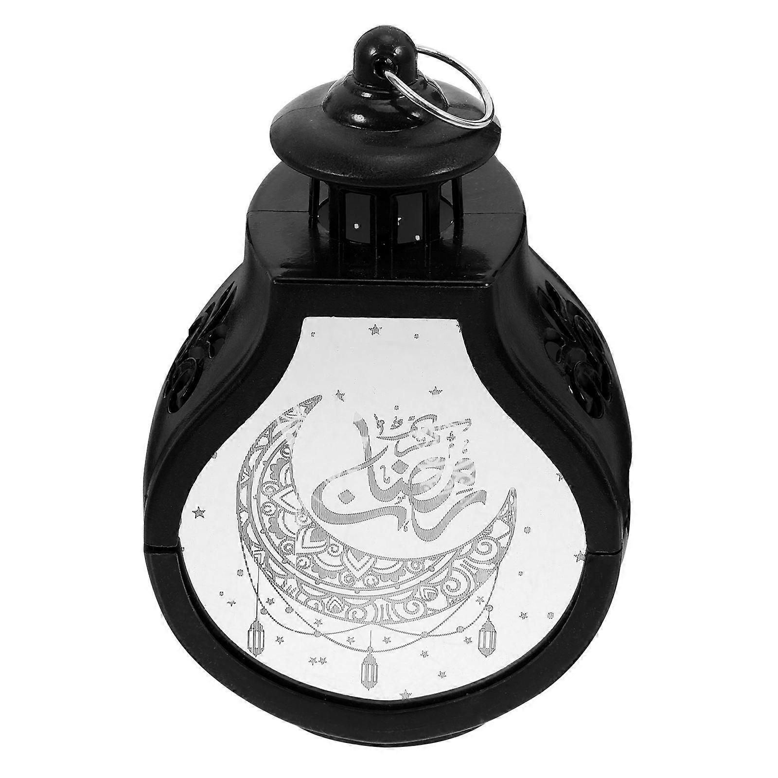 Ramadan Lantern Lights Black LED Candle Lantern Light 4Pcs Pack