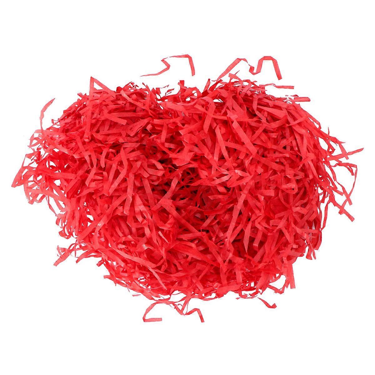 Packaging Box Filling Paper for Gift Box Filling 2Pcs Red Decorative Filament