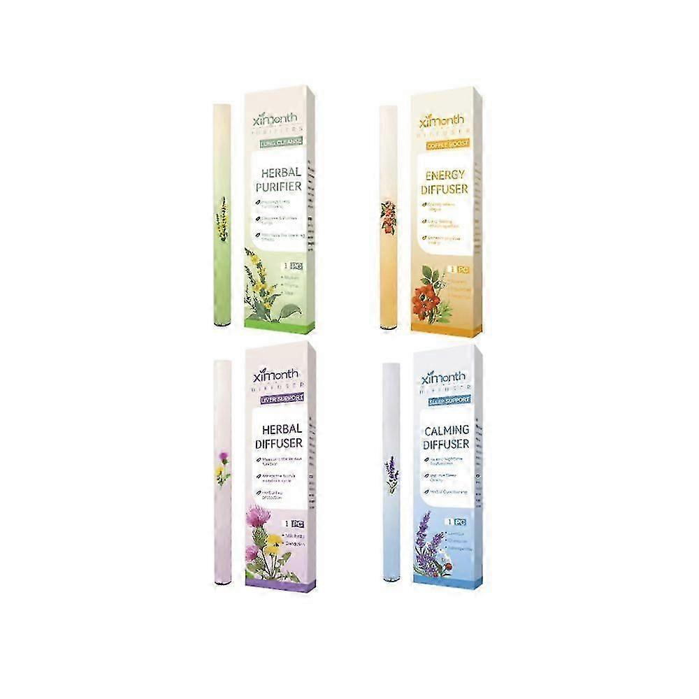 4 Flavours Fresheners Mullein Thyme Mint for Lung Health and Fresh Air Herbal Diffuser