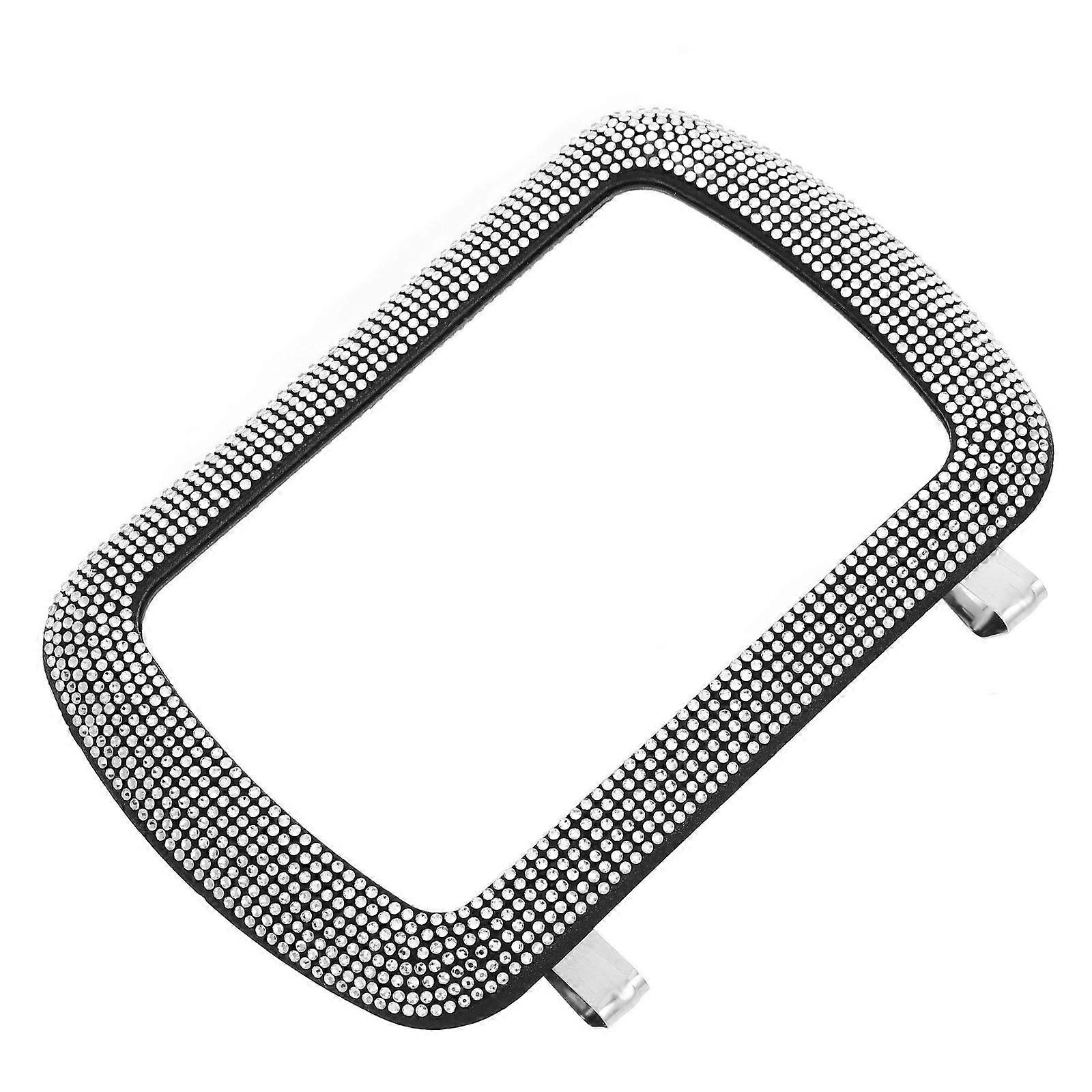 Car Visor Mirror for Makeup Use 4Pcs Rhinestone Clip on Vanity Mirrors