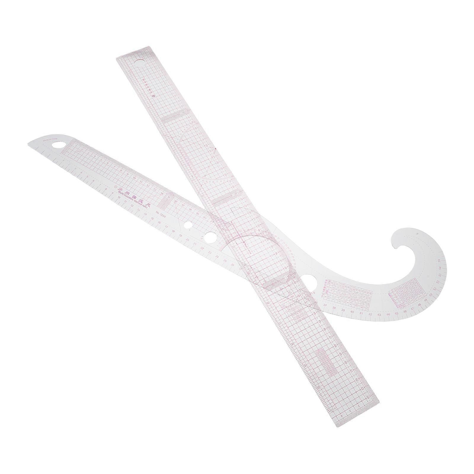 Plastic French Curve Ruler for Pattern Making Tailor Craft Tools 3Sets
