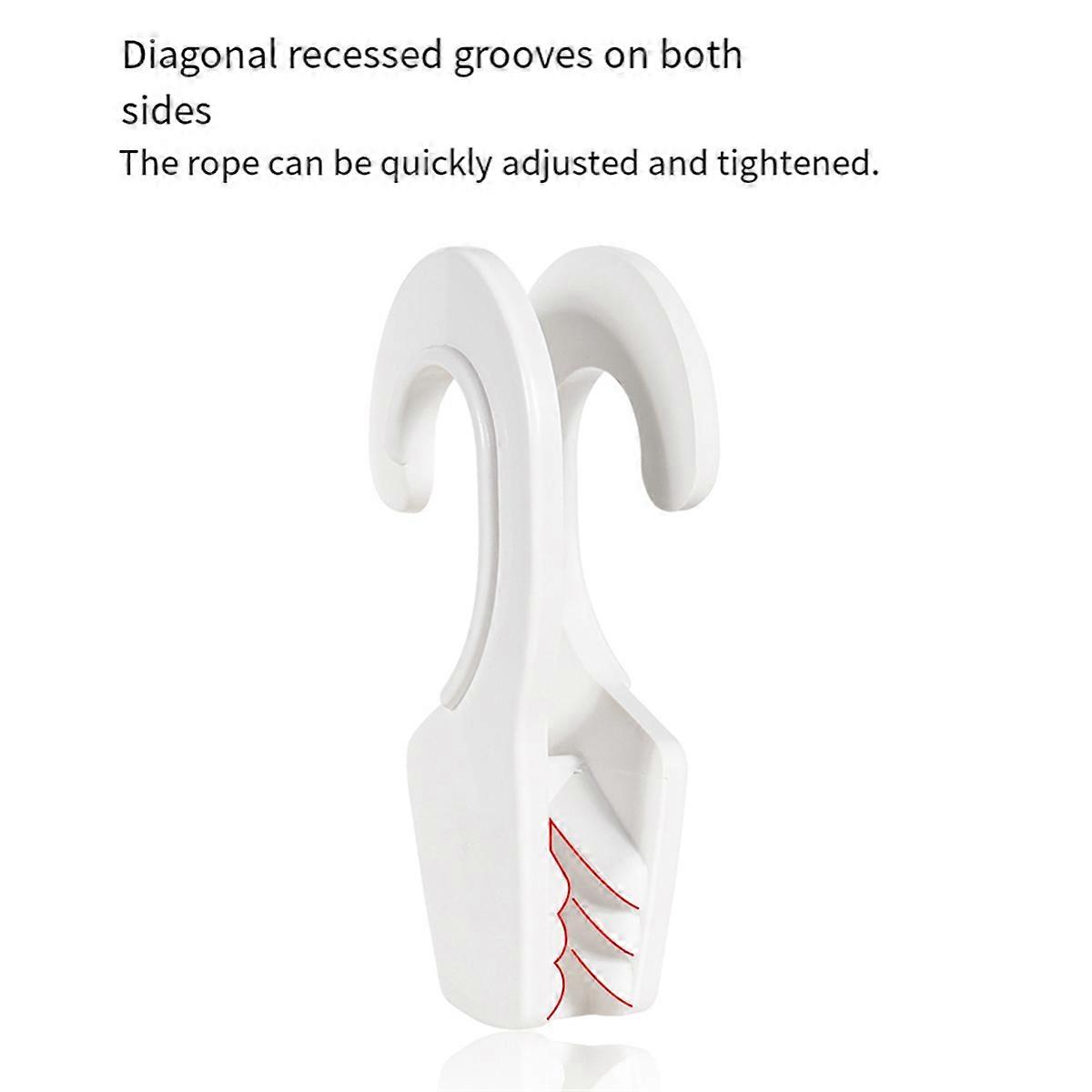 Rail Mount Boat Hanger Hook Quick Release Clip 25mm white