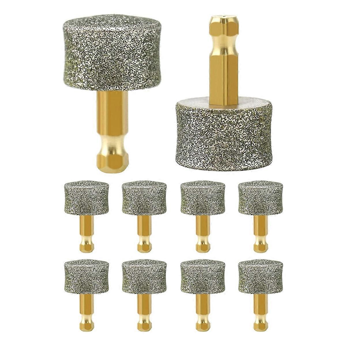 10 Pack Dog Nail Grinder Replacement Head Diamond Grinding Heads