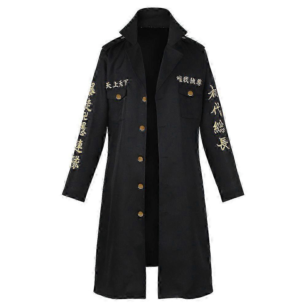 תחפושות אנימה Manjiro Sano קוספליי טוקיו מנג'י כנופיה מייקי מעיל טרנץ' ליל כל הקדושים קרנבל תחפושות לגברים