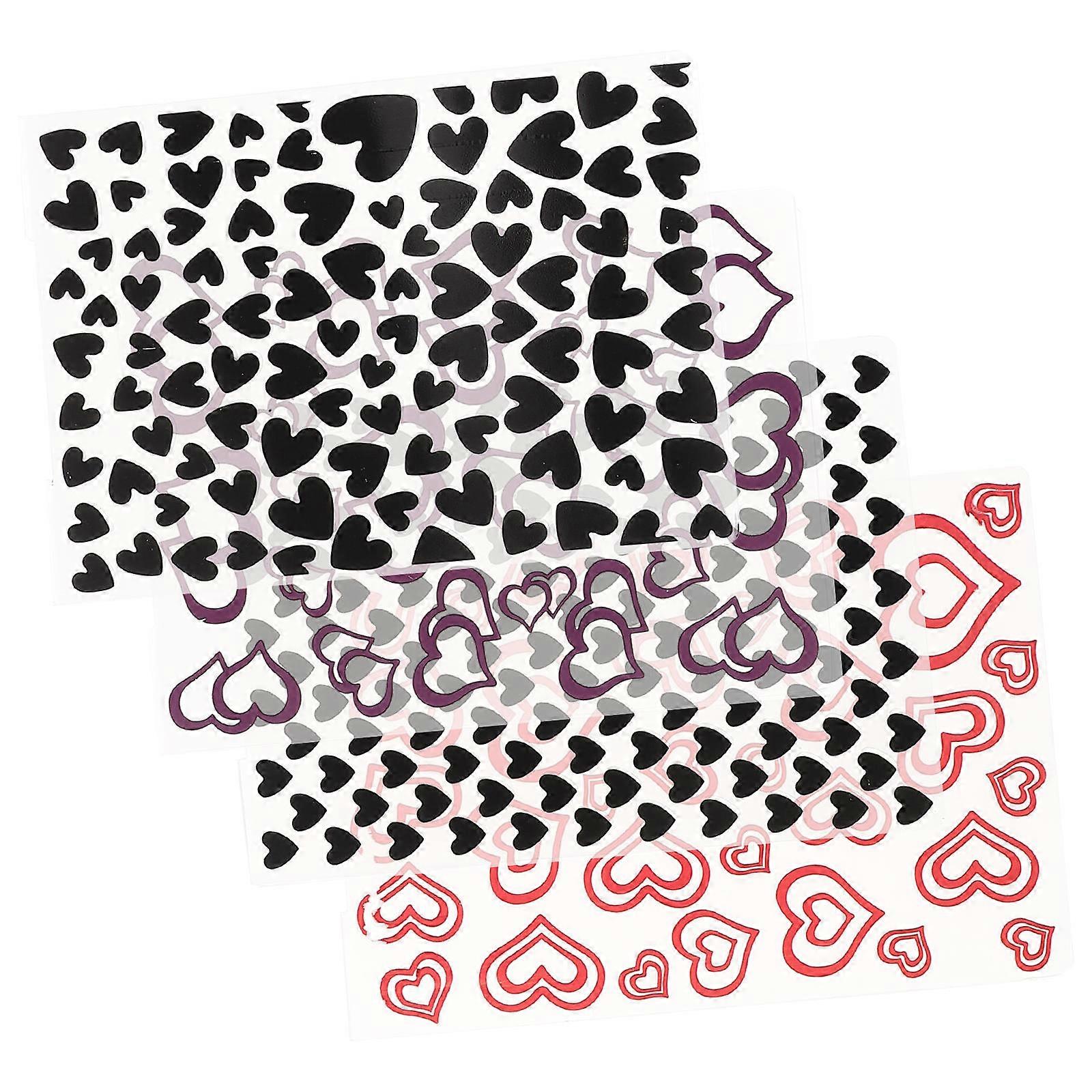 Plastic Embossing Templates Folder for DIY Craft 16Pcs Scrapbook Use