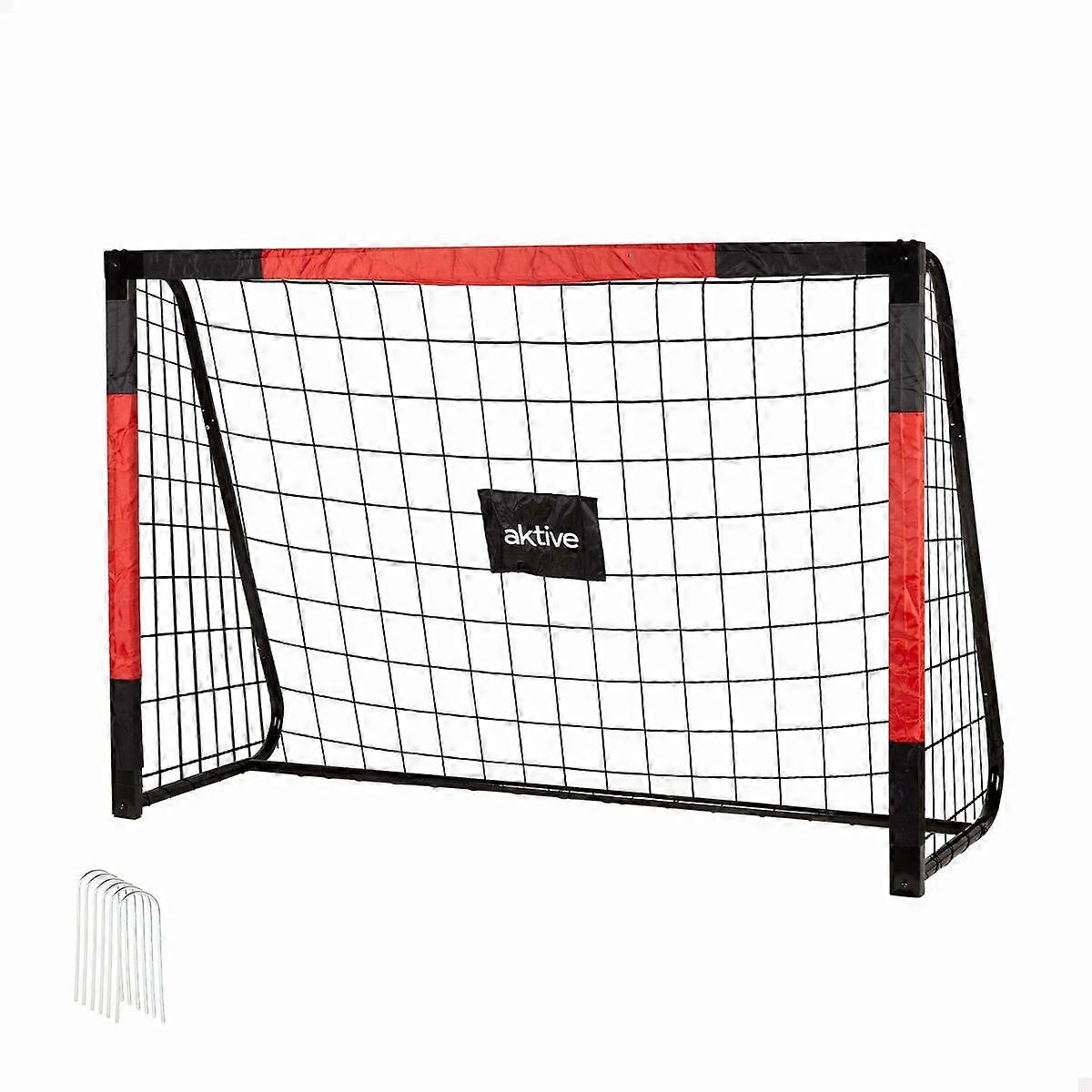 Football Goal Aktive 180 X 12 X 60 CM Black Red