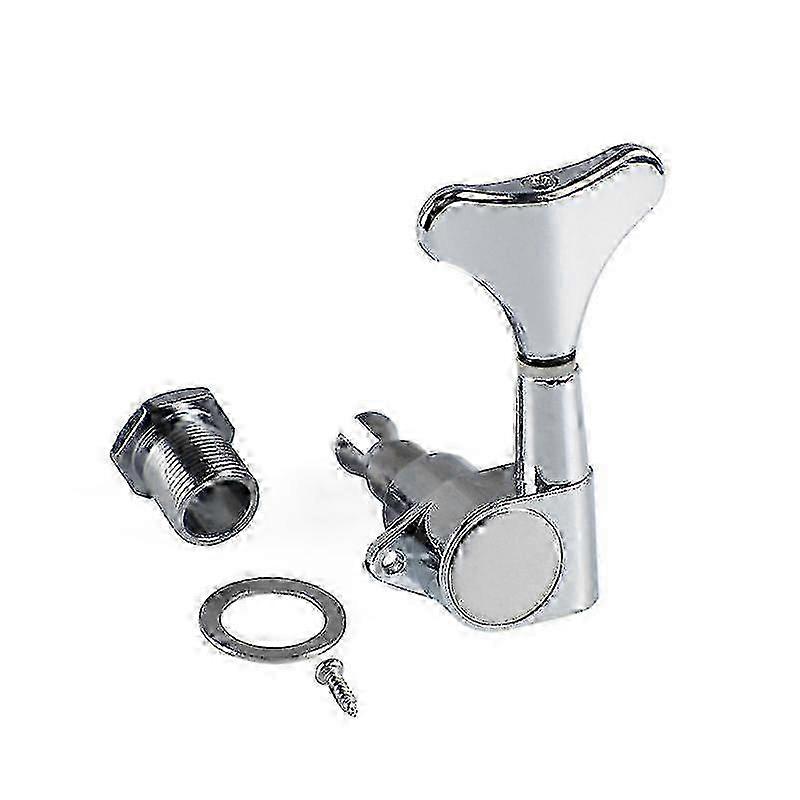 4-String Electric Bass Tuners & Tuning Pegs - Left/Right Hand Compatible, Precision