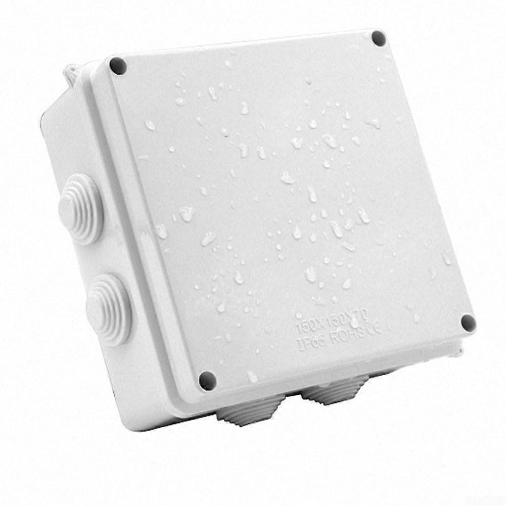 Weatherproof Junction Box IP65 85x85x50mm Outdoor Enclosure Flame Retardant Plastic Anticorrosion Dustproof